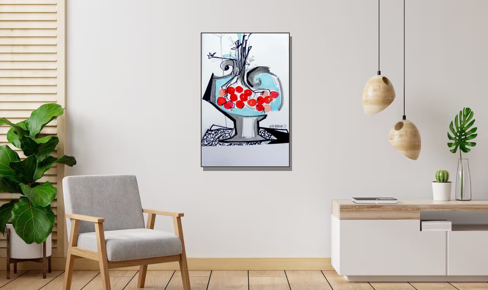 Cherine’s Cherries — shown in a room