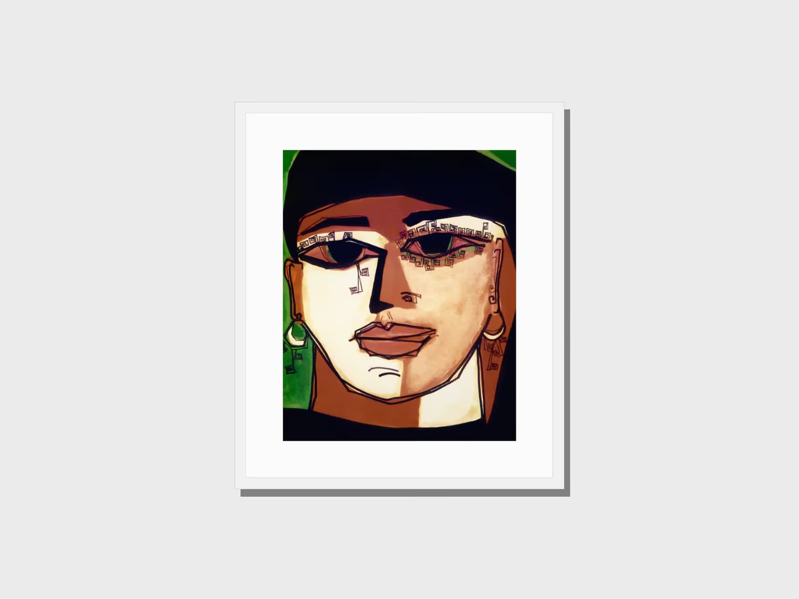 Her Name is Palestine — framed print on a wall