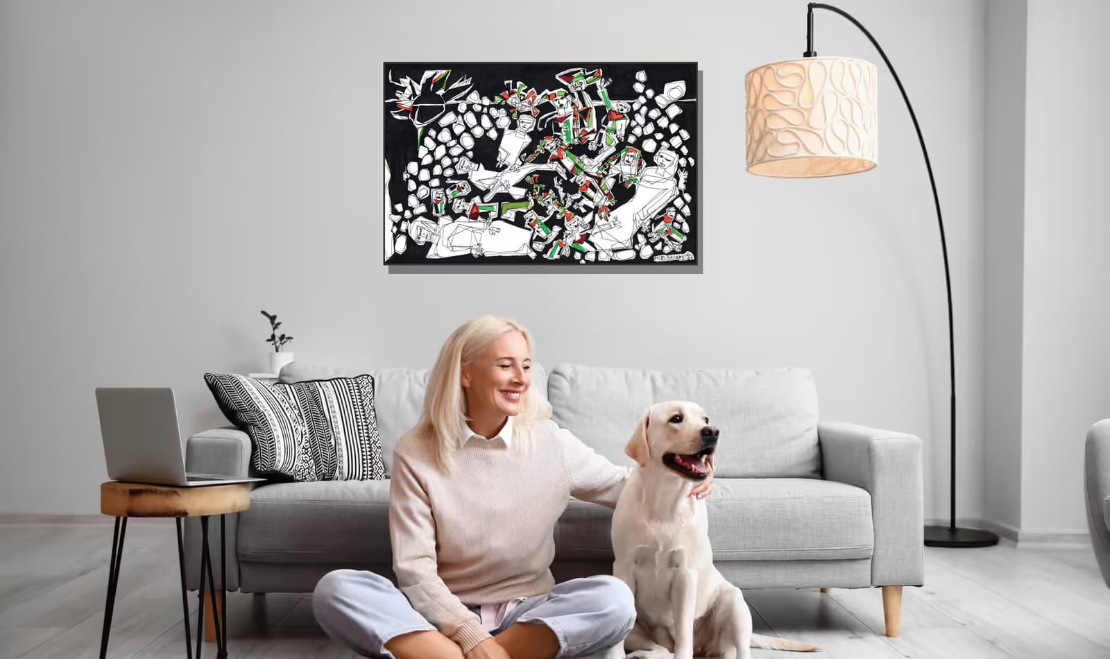 Under the Rubble (2023) — shown in a room